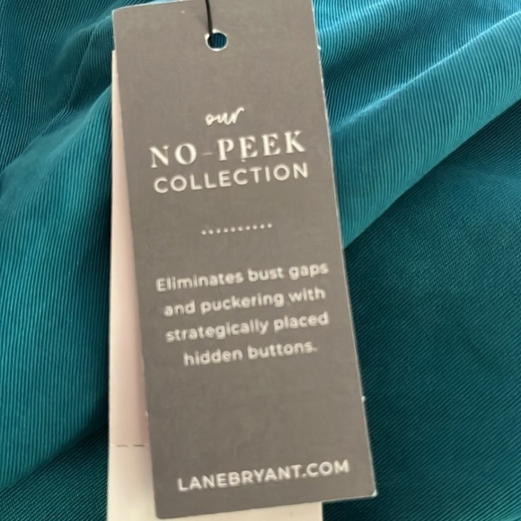 Lane Bryant No Peek Collection long sleeve Shacket blouse Lyocell size 16 NWT - Picture 9 of 9